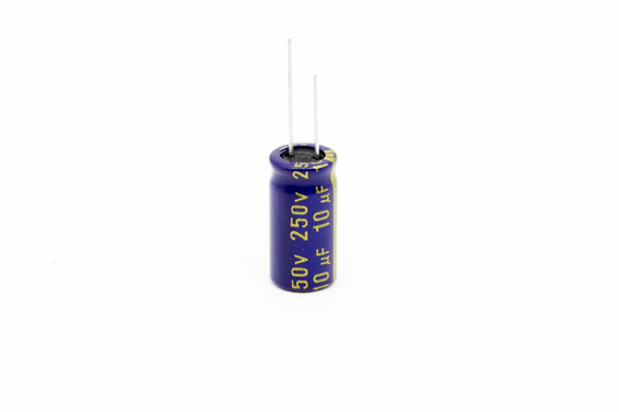 낮은 ESR 알루미늄 전기분해 축전기 10uf250v 8x16mm