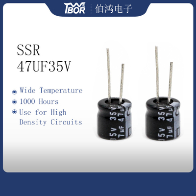 47uf35v 알루미늄 전기분해 축전기 6.3x7