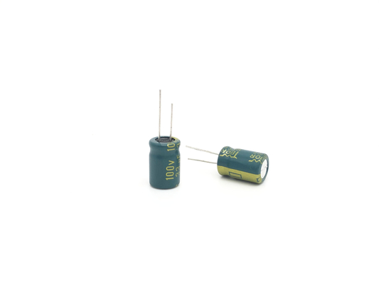 고주파 100uF 80V 알루미늄 전기분해 축전기 10X20mm 5000 시간