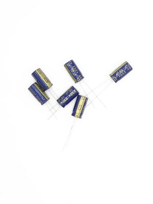 10UF 250V 8x16mm 광선 전해 커패시터 20%는 허용오차를 줍니다