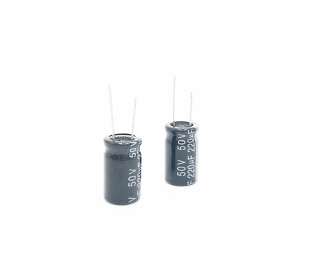 SMR 220UF 50V 광선 알루미늄 전기분해 축전기 10X17MM