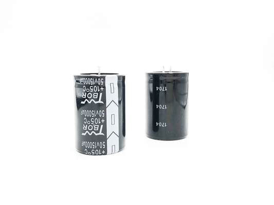 검은 35X50MM 고전압 전해 커패시터 15000UF 50V