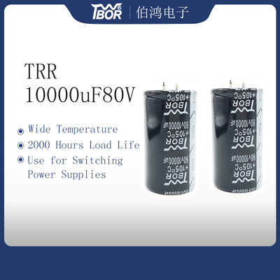 전해 커패시터 광범위의 온도에서 TRR 10000UF80V 활기