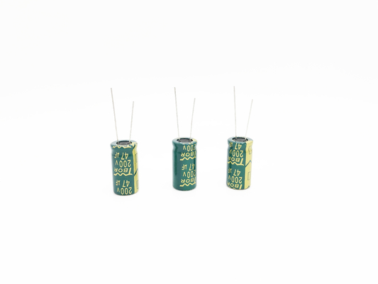 고주파 낮은 ESR 전해 커패시터 47UF200V 13x25MM
