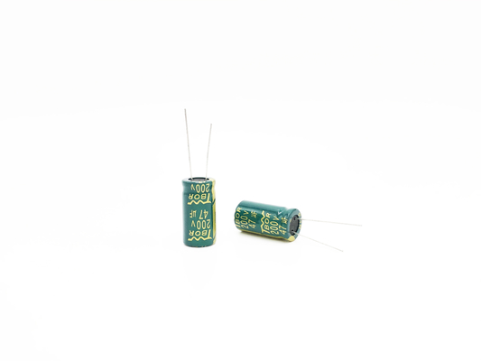 고주파 낮은 ESR 전해 커패시터 47UF200V 13x25MM