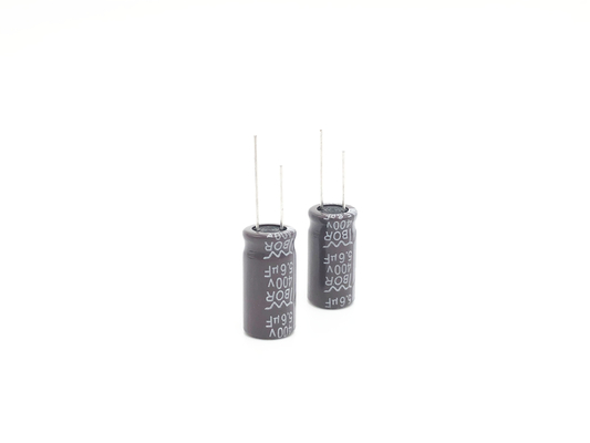 TW BOR 알루미늄 전기분해 축전기 5.6UF 400V 10x16mm CFL 축전기