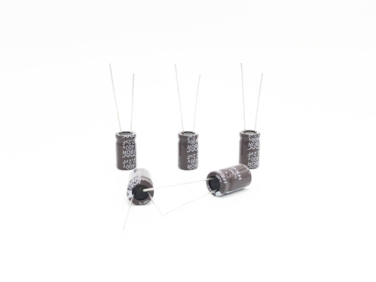 8x12mm 하이 리플 경향 전해 커패시터 2.2UF400V 5000 시간