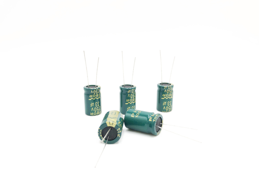 13x20mm 광선 알루미늄 전기분해 축전기 33UF250V