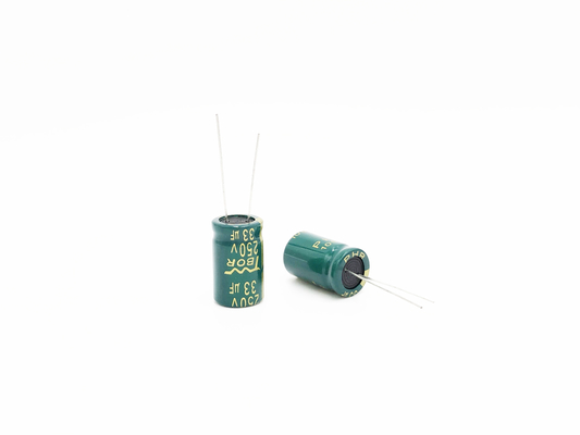 13x20mm 광선 알루미늄 전기분해 축전기 33UF250V
