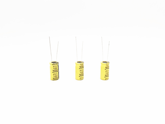 56UF 63V 8X12MM LED 라이트 축전기 광범위의 온도 ISO9001