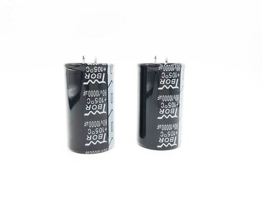 10000uf 80v 전해 커패시터 30X70MM 큰 전기 용량을 검게하세요