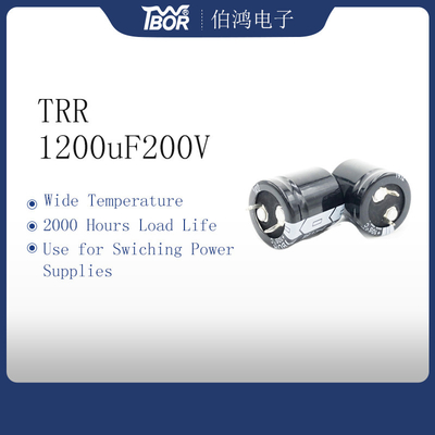폭발 증명 1200uf 200v 축전기 30X55MM Al 전해 커패시터