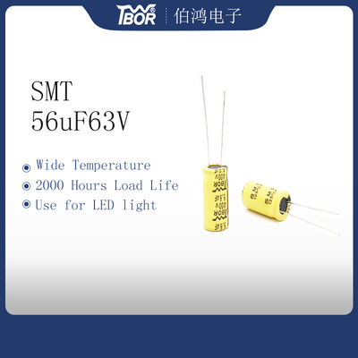 LED 라이트를 위한 10x13mm 고온 축전기 6.8uF400V
